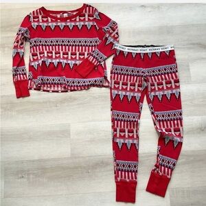 Victoria's Secret Red Thermal Pajamas